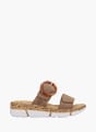 Rieker Damen Pantoletten Beige 136416 1