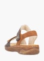 Rieker Damen Riemchensandalen Braun 136418 3