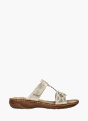 Rieker Damen Pantoletten Beige 136420 1