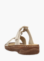 Rieker Damen Pantoletten Beige 136420 3