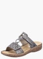 Rieker Damen Pantoletten Grau 136423 2