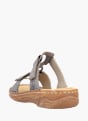 Rieker Damen Pantoletten Grau 136423 3