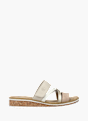 Rieker Damen Pantoletten Beige 136426 1