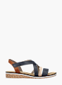 Rieker Damen Keilsandaletten Blau 141955 1
