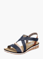 Rieker Damen Keilsandaletten Blau 141955 2