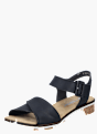 Rieker Damen Keilsandaletten Schwarz 136434 2