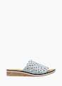 Rieker Damen Pantoletten Hellblau 136436 1