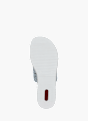 Rieker Damen Pantoletten Hellblau 136436 4