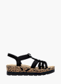 Rieker Damen Keilsandaletten Schwarz 136440 1