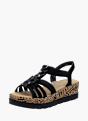 Rieker Damen Keilsandaletten Schwarz 136440 2