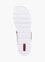 Rieker Damen Keilsandaletten Beige 141958 4