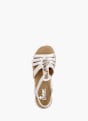 Rieker Damen Keilsandaletten Beige 130349 3