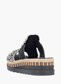 Rieker Damen Pantoletten Schwarz 136453 3