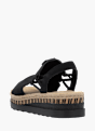 Rieker Damen Keilsandaletten Schwarz 136457 3