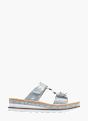 Rieker Damen Pantoletten Blau 136461 1