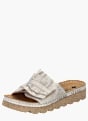 Rieker Damen Pantoletten Beige 136476 2