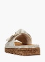 Rieker Damen Pantoletten Beige 136476 3