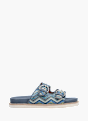 Rieker Damen Pantoletten Blau 136480 1