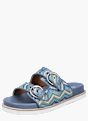 Rieker Damen Pantoletten Blau 136480 2