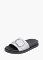 Rieker Damen Pantoletten Silber 136554 2