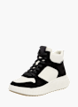 Rieker Sport Damen Sneaker High Schwarz 136566 2