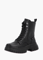 Rieker Damen Schnürstiefel Schwarz 136571 2