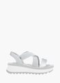Rieker Sport Damen Riemchensandalen Silber 136628 1