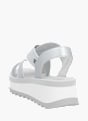 Rieker Sport Damen Riemchensandalen Silber 136628 3