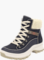 Rieker Damen Schnürstiefel Blau 142067 2