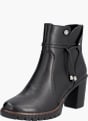 Rieker Damen Stiefeletten Schwarz 142084 3