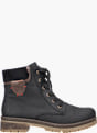 Rieker Damen Schnürstiefel Schwarz 142108 1