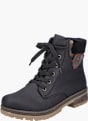 Rieker Damen Schnürstiefel Schwarz 142108 2