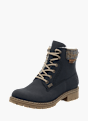 Rieker Damen Schnürstiefel Blau 136686 2