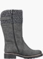 Rieker Damen Hochschaftstiefel Grau 136693 3