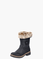 Rieker Damen Hochschaftstiefel Schwarz 136720 2