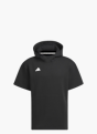 adidas Dugout Short Sleeve Hoodie – Genderneutral Schwarz 156231 1