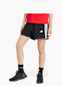 adidas Essentials 3-Streifen Cotton Shorts Schwarz 142757 2
