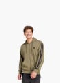 adidas Essentials 3-Streifen French Terry Kapuzenjacke Grün 132450 2