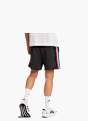 adidas Frankreich Essentials 3-Streifen French Terry Shorts Schwarz 132257 3