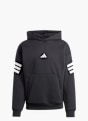 adidas Future Icons 3-Streifen Hoodie Schwarz 142431 1