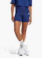 adidas Essentials 3-Streifen High Waisted kurze Leggings Blau 142760 2