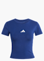 adidas Essentials 3-Streifen Slim Baby T-Shirt Blau 142765 1