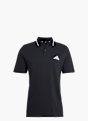 adidas Essentials 3-Streifen Piqué Poloshirt Schwarz 132456 1