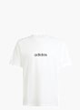 adidas Essentials Linear Single Jersey T-Shirt Weiß 132286 1