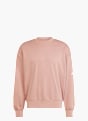 adidas Essentials Loose Fit 3 Bar Logo Sweatshirt Pink 132296 1