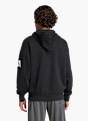 adidas Essentials Loose-Fit 3-Streifen Logo French Terry Hoodie Schwarz 142491 3