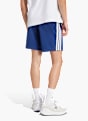 adidas Essentials 3-Streifen Single Jersey 7-Inch Shorts Blau 142648 3