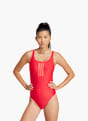 adidas 3-Streifen V-Back Badeanzug Rot 142700 2