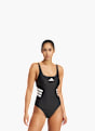 adidas 3-Streifen U-back Badeanzug Schwarz 132532 2