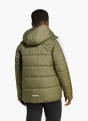 adidas Essentials 3-Streifen gefütterte Kinderjacke Grün 142224 3